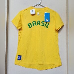 CBF Brasil Football Tee.  Size Medium